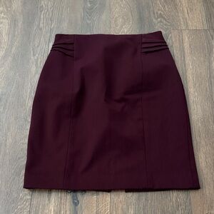Express Deep Burgundy Pencil Skirt